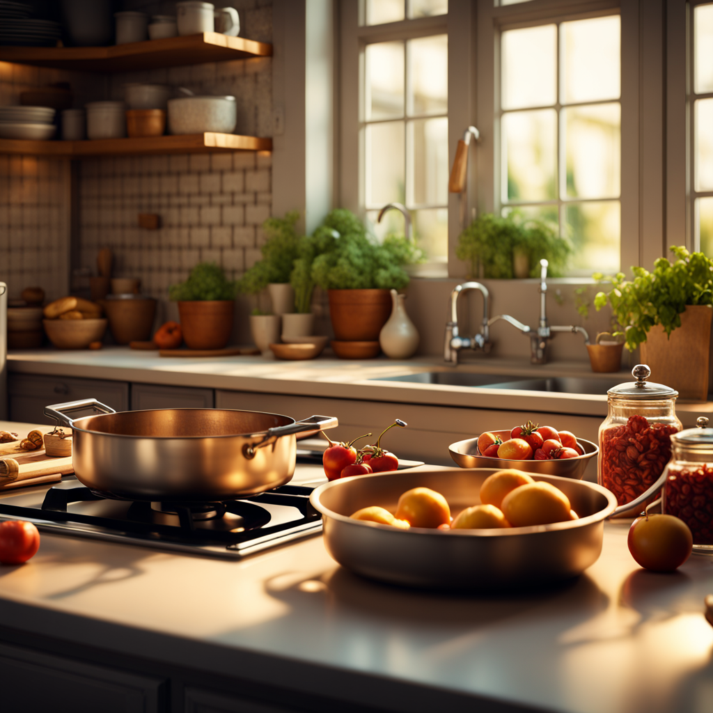 casual-counter-kitchen-cooking-on-stove-food-normal-life-in-golden-light-in-summer-beautiful- home-based food businesses
