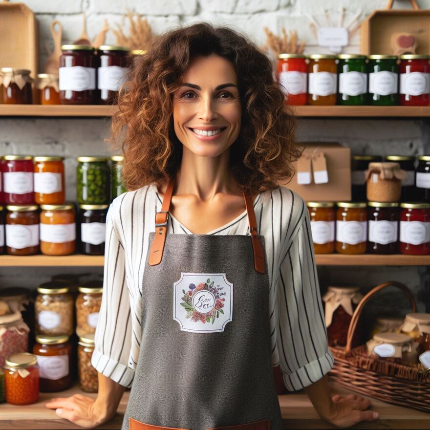 Woman owner home-based food business